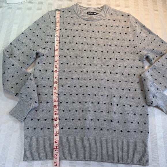 Toad&Co Cazadero Crew Sweater Heather Grey Birdseye Pattern Men's Sz S - Picture 9 of 12
